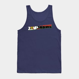 Zimbabwe vintage style retro souvenir Tank Top